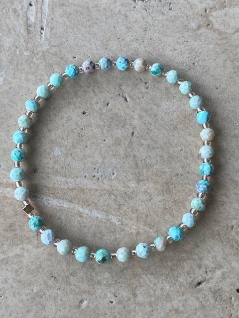 Bracelet et chrysocolle